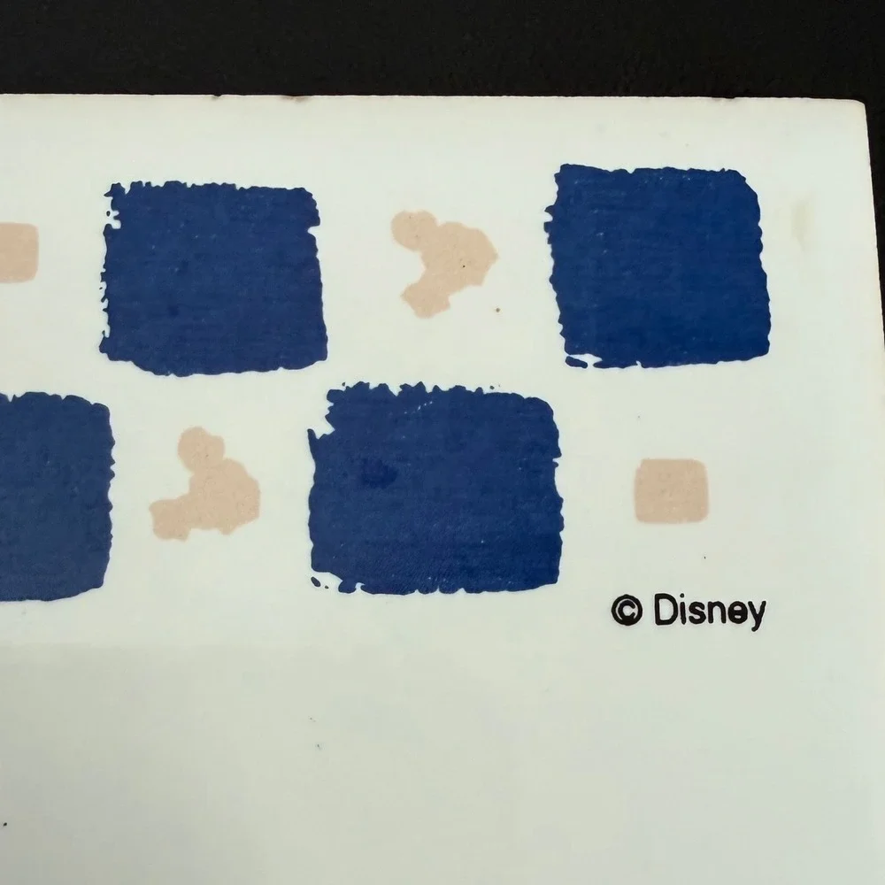 Vintage Disney‎ Gourmet Mickey Ceramic Tile Trivet Hot Plate Kitchen Decor